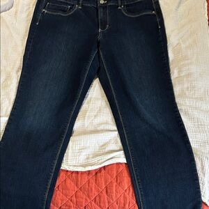 White House black market 14 Short Dark Wash Women’s Jeans - Slim Ankle